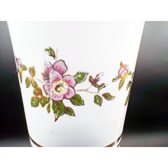 Neofitou Vase Pair Greece Vintage 24K Gold Trim Floral Bird Handcrafted Elegant - Picture 5 of 12